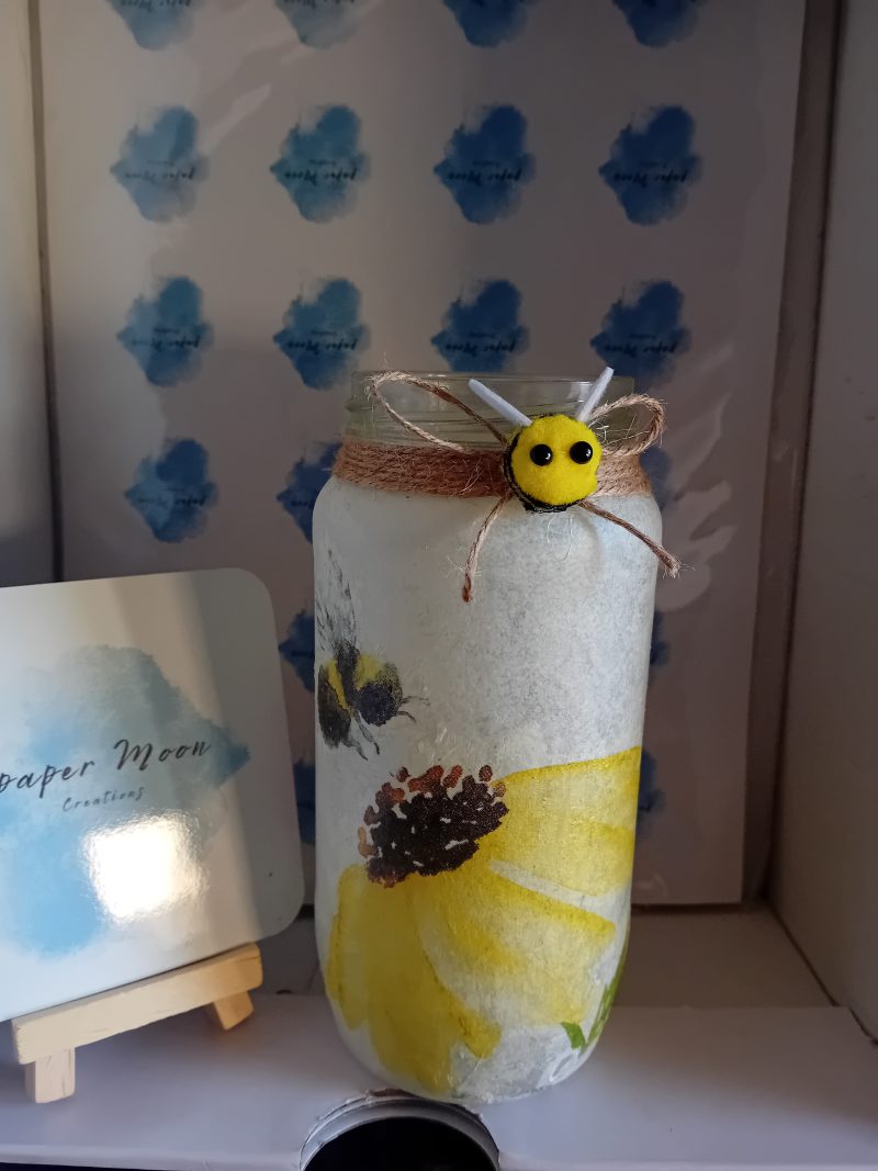 Handmade decorated Jars