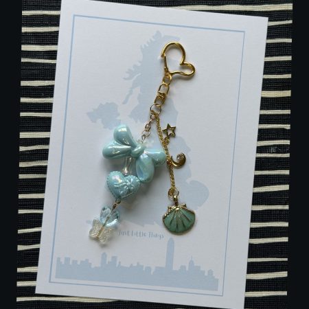 Beaded Phone Charm Keychain | Y2K Pastel Strap Bracelet