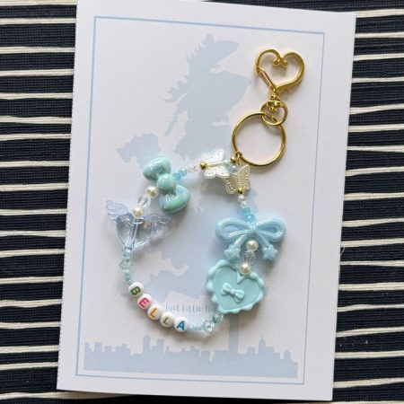 Personalised Beaded Name Phone Charm | Y2K Pastel Strap Bracelet