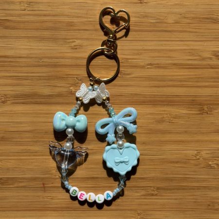 Personalised Beaded Name Phone Charm | Y2K Pastel Strap Bracelet