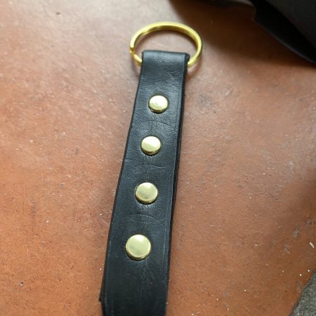 Keyring- Bespoke Handmade Italian leather with stunning crystals