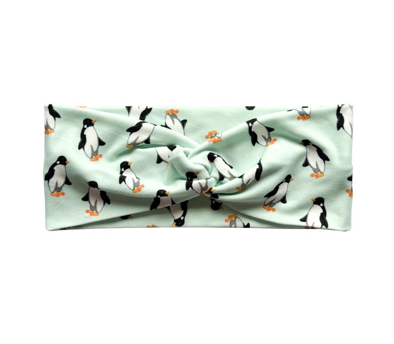 Penguins Twist Knot Headband