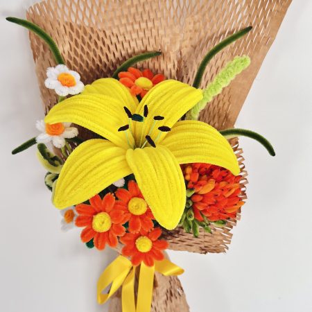 I rise - handmade flower bouquet