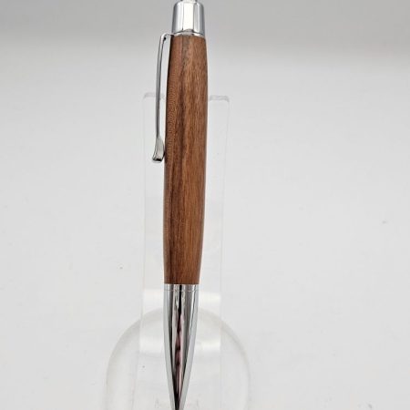 Handcrafted Athena Click Pen in Gunmetal and Resin Swirl Body