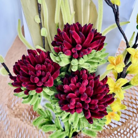 In depth - handmade flower arrangement