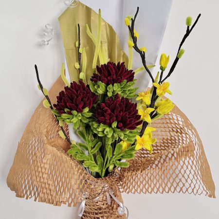 In depth - handmade flower arrangement