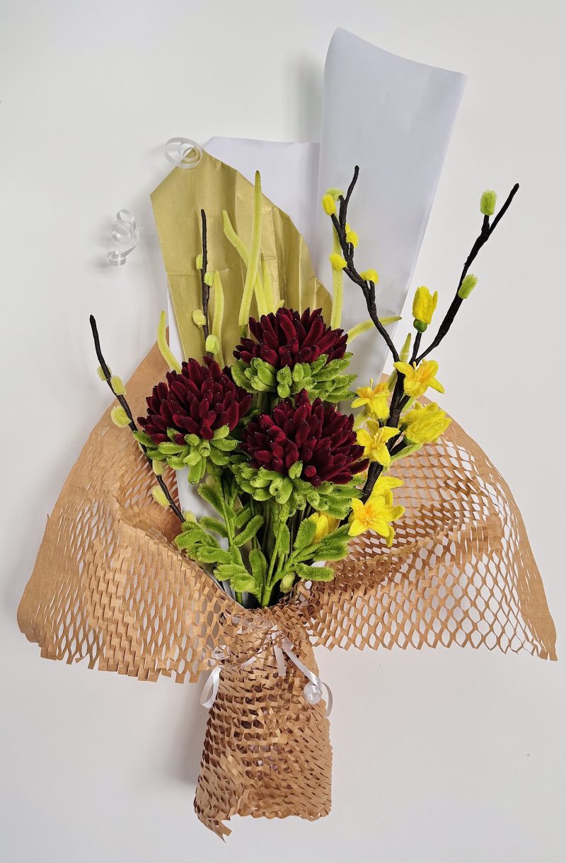 In depth - handmade flower arrangement