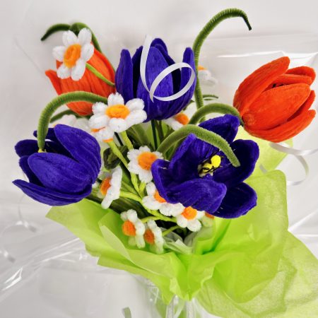 Spring love - handmade flower bouquet