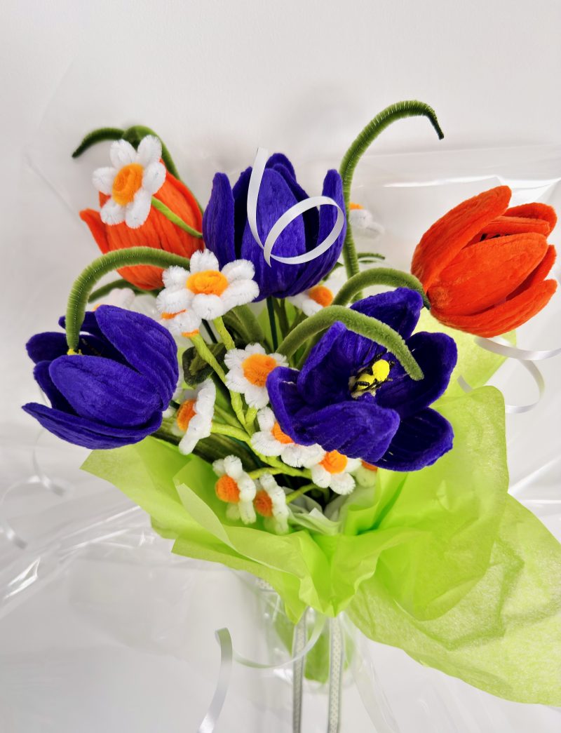 Spring love - handmade flower bouquet