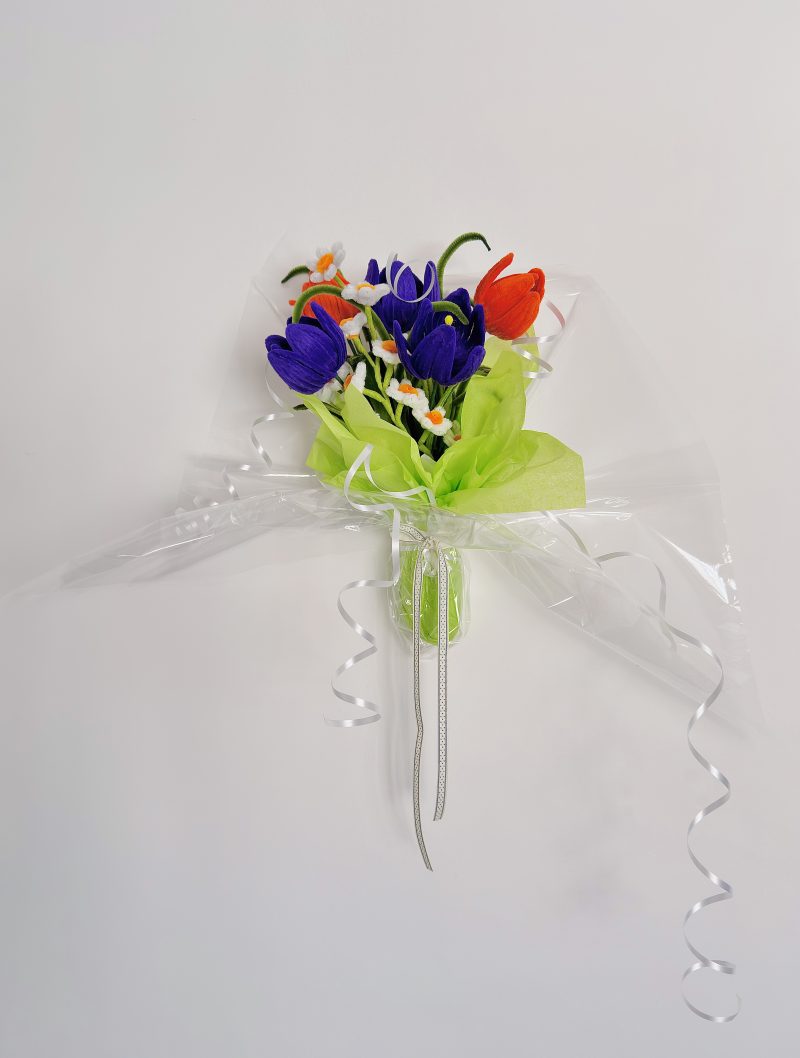 Spring love - handmade flower bouquet