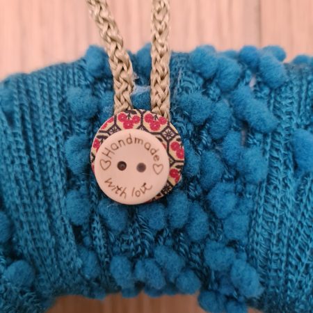 Bobbly yarn wrapped wreath