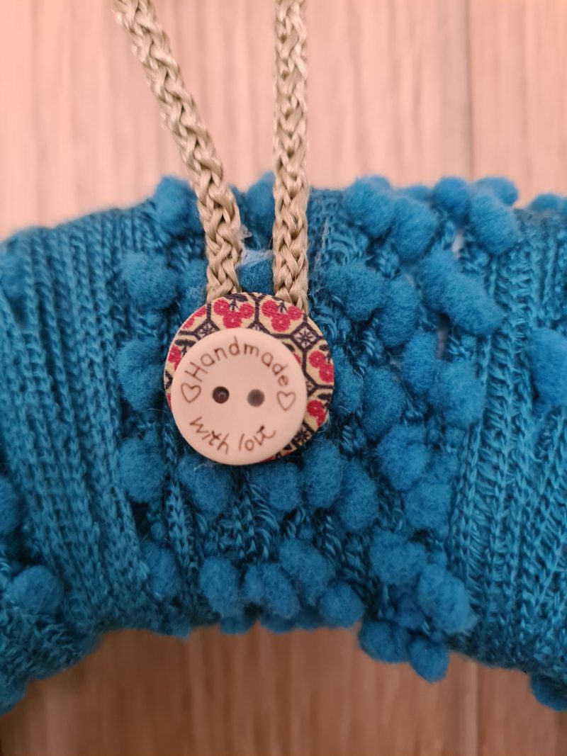 Bobbly yarn wrapped wreath