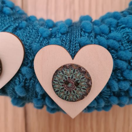 Bobbly yarn wrapped wreath