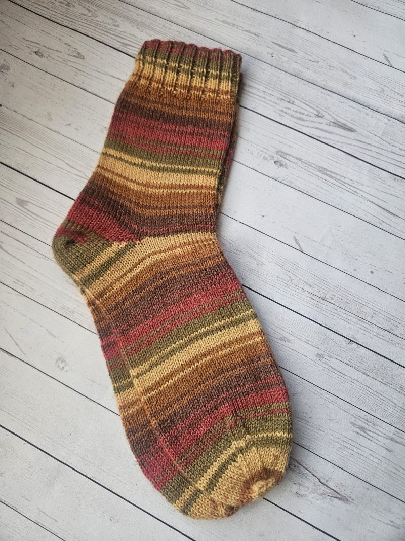 Handknitted socks. Ladies size 5