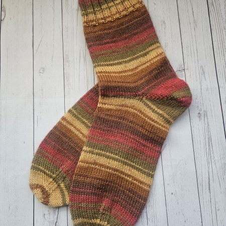 Handknitted socks. Ladies size 5