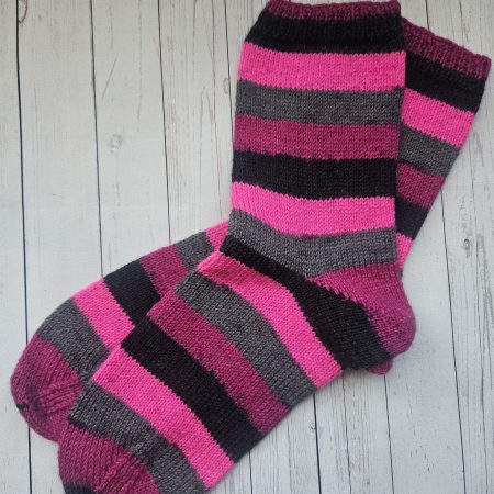 Handknitted socks. Ladies size 5.