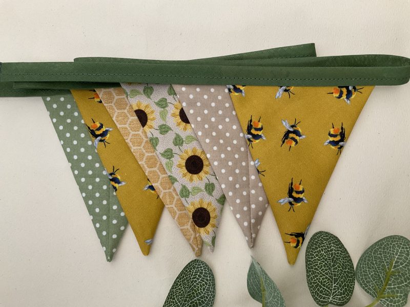 Fabric Bunting, Baby Shower, Nursery Decor, Birthday Garland