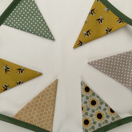 Fabric Bunting, Baby Shower, Nursery Decor, Birthday Garland