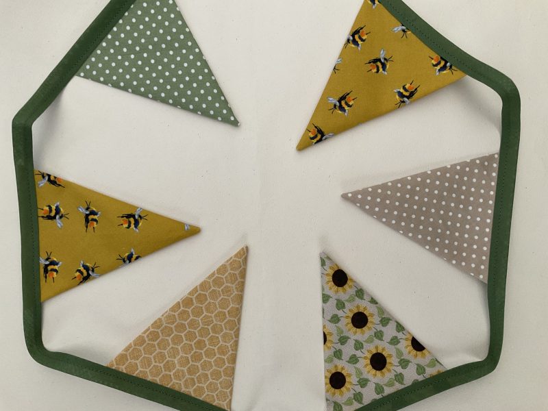Fabric Bunting, Baby Shower, Nursery Decor, Birthday Garland