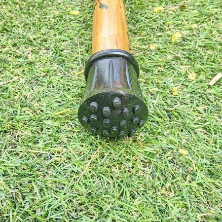 Floral Wooden Walking stick, cane, refurbished, hand painted 30.5in