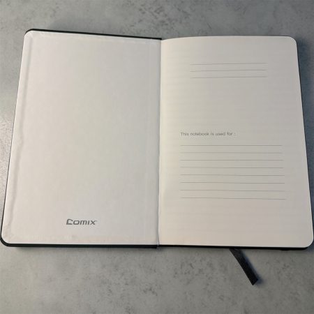 Funny A5 Black Notebook - I Found Your Nose