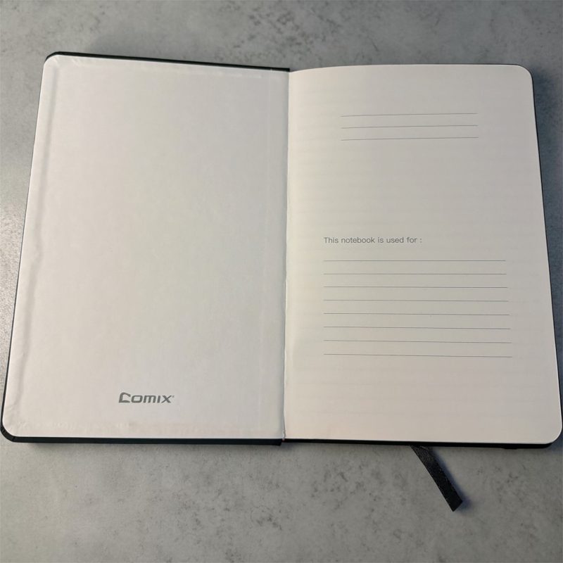 Funny A5 Black Notebook - I Found Your Nose