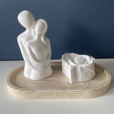 Modern minimalist design embracing couple set