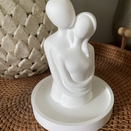 Modern minimalist design embracing couple set