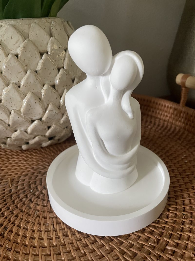 Modern minimalist design embracing couple set