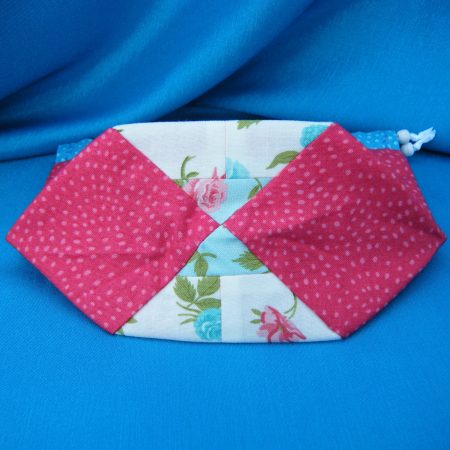 Fabric gift pouch (patchwork)