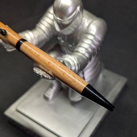 Handcrafted wooden slimline ballpoint pen from beech
