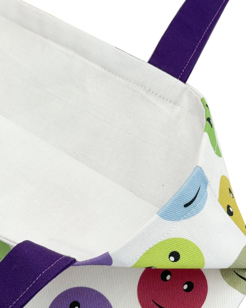 Womens Tote Bag-Smiley Faces