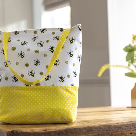 Womens Tote Bag-Busy Bee Design