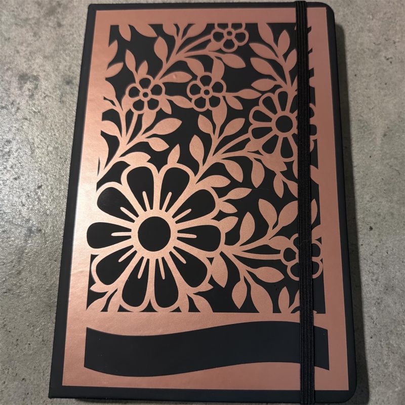 A5 Personalised Floral Notebook - With your name