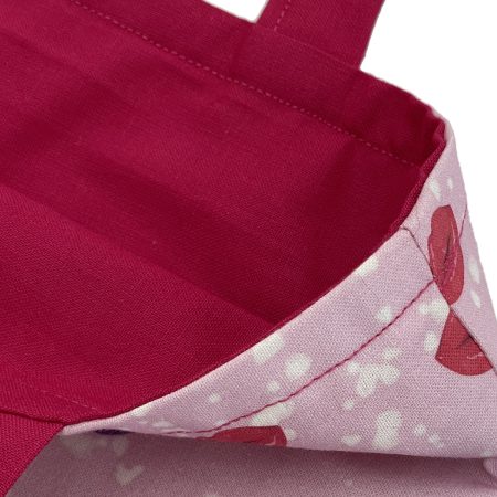 Womens Tote Bag-Pink Lips Design