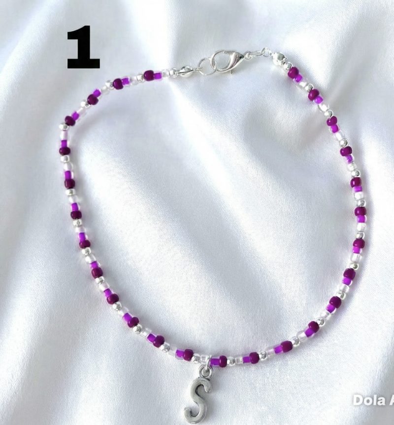 Personalised Seed Bead Anklet