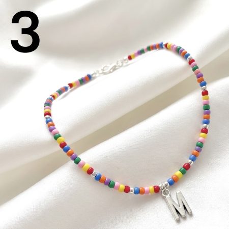Personalised Seed Bead Anklet
