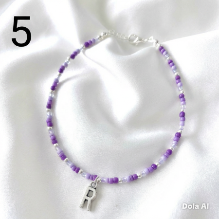 Personalised Seed Bead Anklet