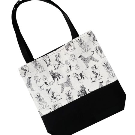 Womens Tote Bag-Dog Design