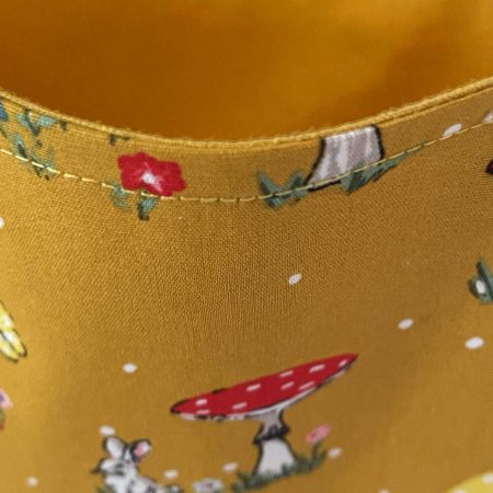 Handmade Toadstool Design Childrens Tote Bag
