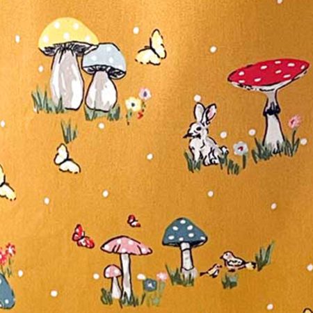 Handmade Toadstool Design Childrens Tote Bag