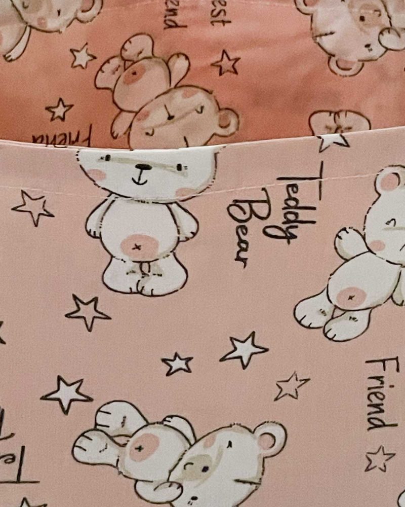 Handmade Teddy Design Childrens Tote Bag