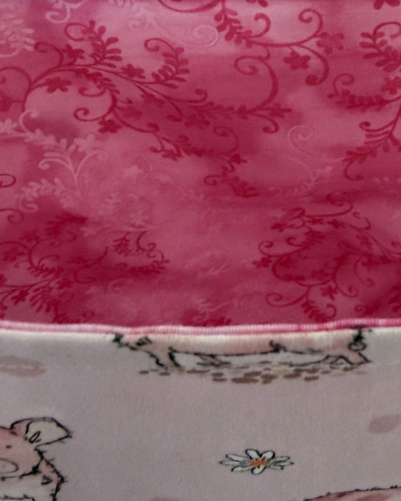 Handmade Pig Design Childrens Tote Bag