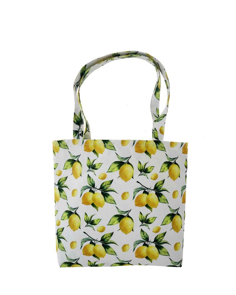 Handmade Lemons Design Childrens Tote Bag