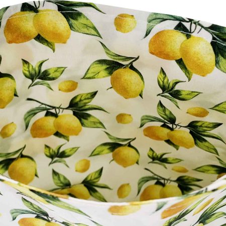 Handmade Lemons Design Childrens Tote Bag