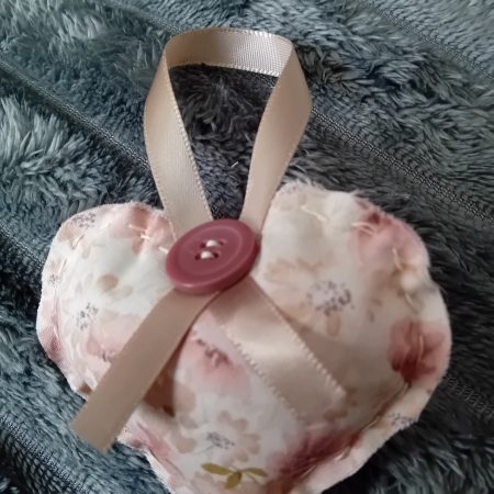 Handmade Lavender Scented Fabric hearts