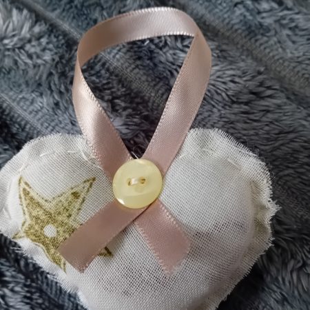 Handmade Lavender Scented Fabric hearts
