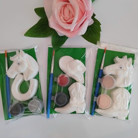 Paint Your Own Cowboy shapes,Cowboy Themed Party Bag Filler,Kids Party Activity, Line Dancing party bag 🐎 🎨 🖌