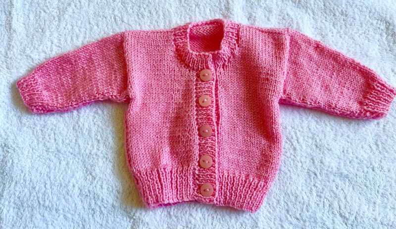 Baby cardigan. 0-3 months.