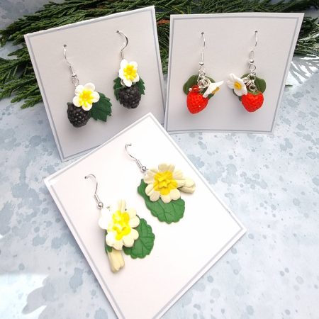 Hedgerow treasures 3x handmade earring sets